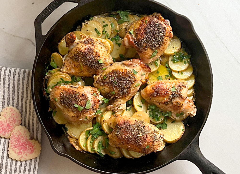 Buttermilk Herb Chicken and Potatoes