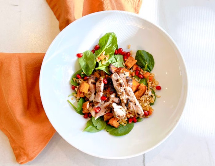 Harvest Farrow with Roasted Acorn Squash