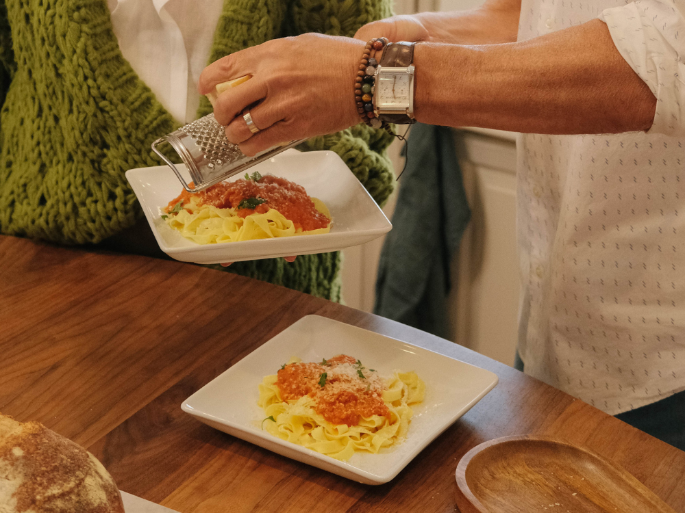 plate of spaghetti
