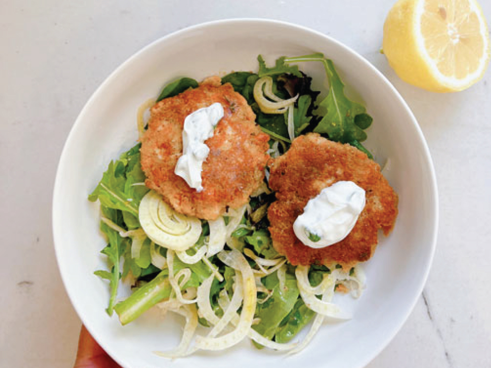 Once Around the Fridge Salmon Cakes