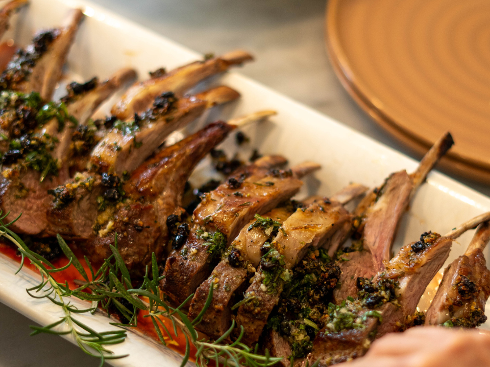 rack of lamb with herb